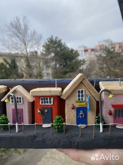 Держатель вешалка полка для мелочей дрифитвуд