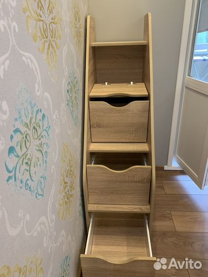 Детская лестница с ящиками