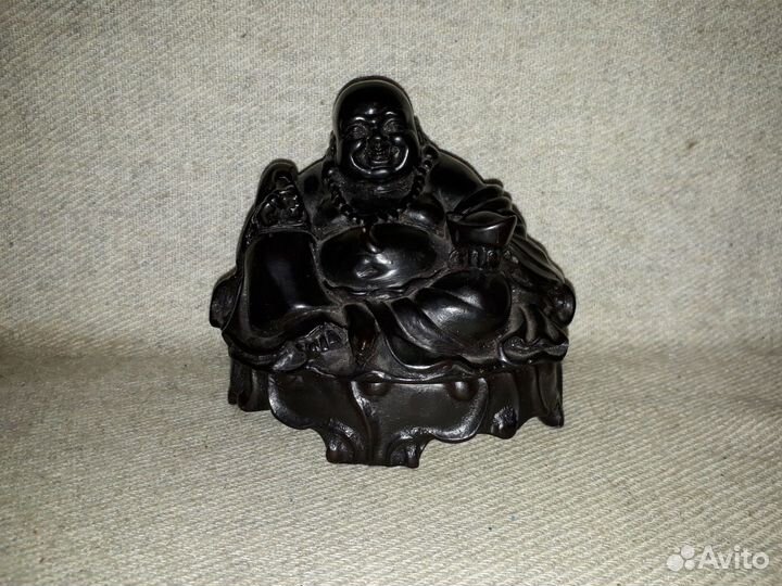 Скульптура фигурка Смеющийся Будда 13 см