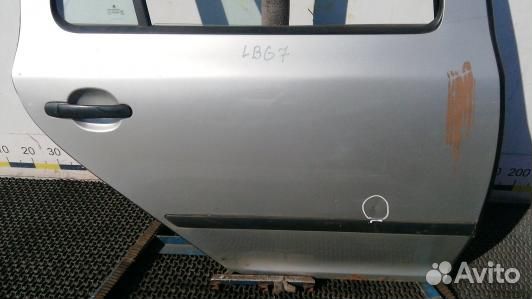 Дверь задняя правая skoda octavia A5 (LBG07FT01)