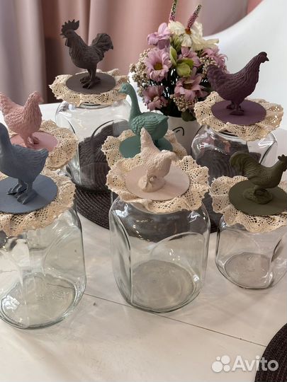 Банка для хранения сыпучих продуктов новая