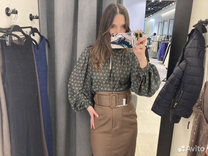 42-46 свободная зелёная блузка Lоve rеpubliс