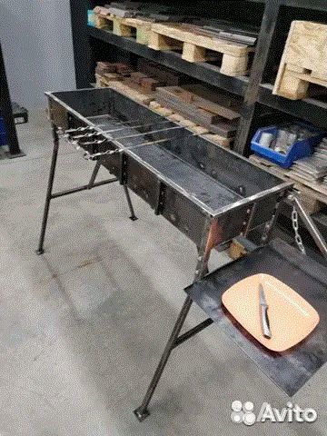 Мангал с крышей