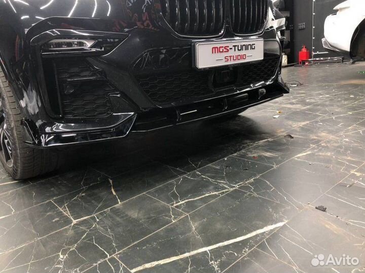 Обвес Black Knight черный глянец BMW X7 G07 бмв Х7