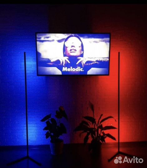 Cветодиодный LED tube RGB торшер светильник 140cм