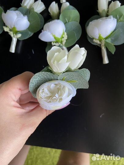 Свадебная бутоньерка