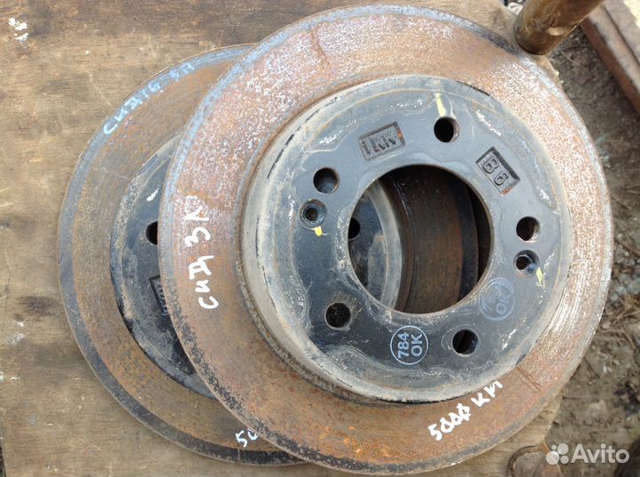 Диск тормозной задний Киа Сид 2