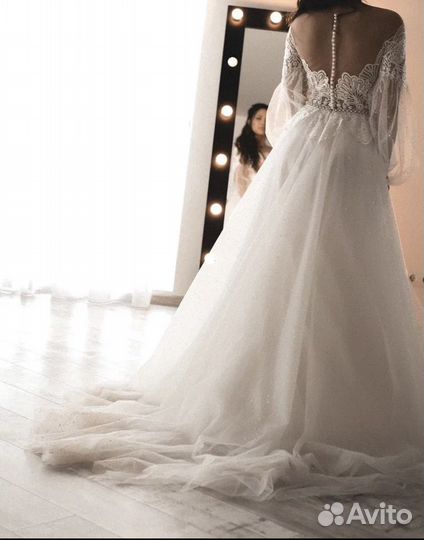 Свадебное платье 42 44 пышное