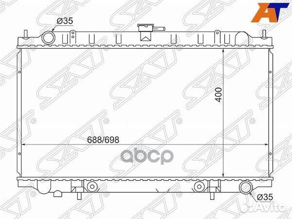 Радиатор Infiniti I30 95-99 / Nissan Cefiro 94