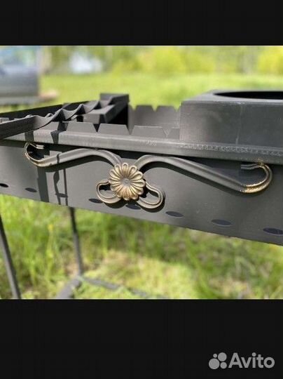 Мангал Хит с подказанником усиленный