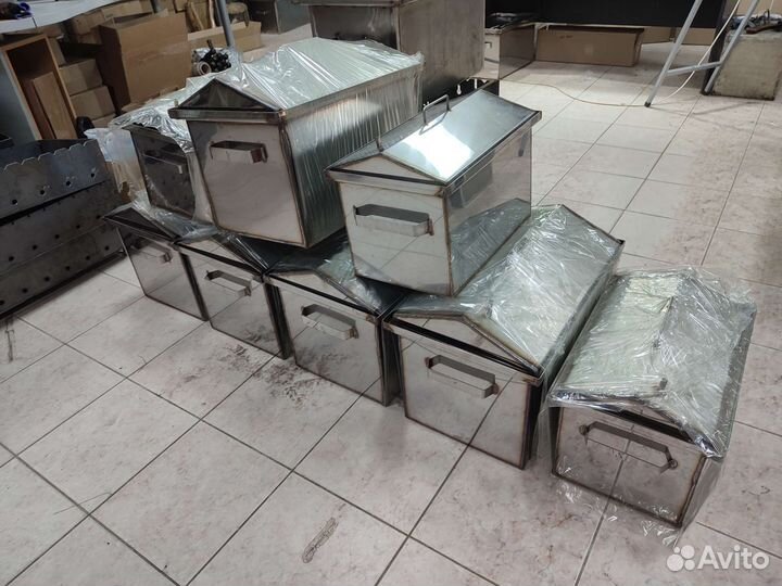 Коптильни горячего копчения из нержавейки