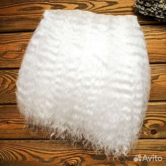 Шкурка ангорской козы. Волосы для кукол