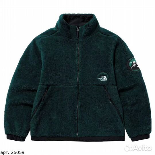 Шерпа The North Face зеленая