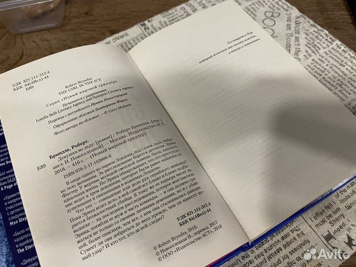 Книга детектив Роберт Брындза - Девушка во льду