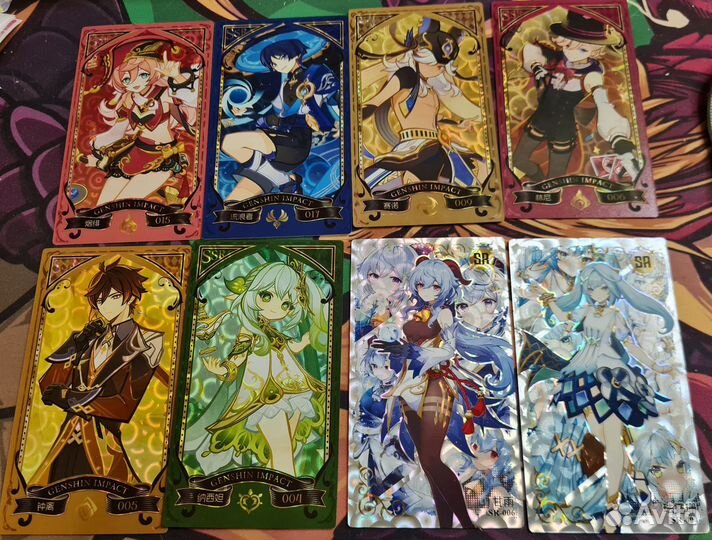 Коллекционные карты Genshin impact