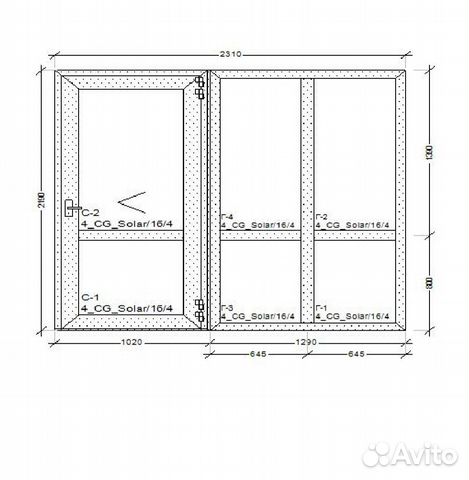 Входная группа бу пвх