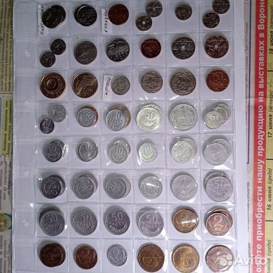 Монеты разных стран