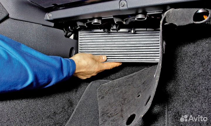 Замена салон. фильтра LR RR Sport I Рест.2009-13