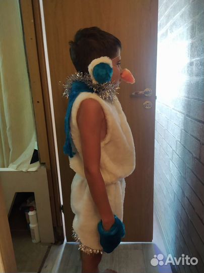 Жилетка детская. Костюм снеговика