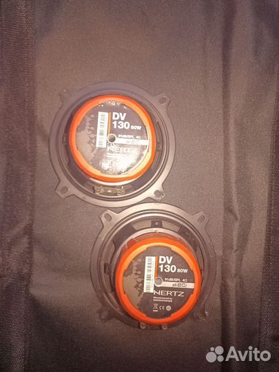 Автоколонки Hertz DV 130. 13 см с пищалками