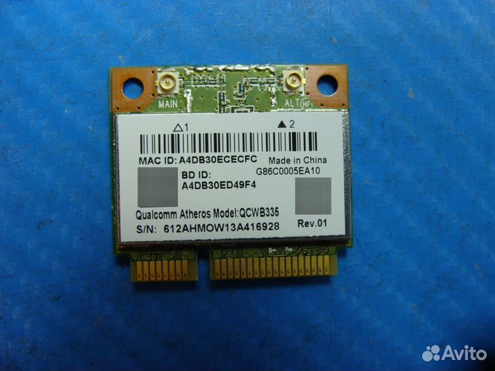 Wi-Fi + Bluetooth для ноутбука и компов pci-e mini