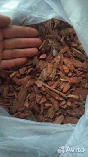 Кора сибирской лиственницы мульча