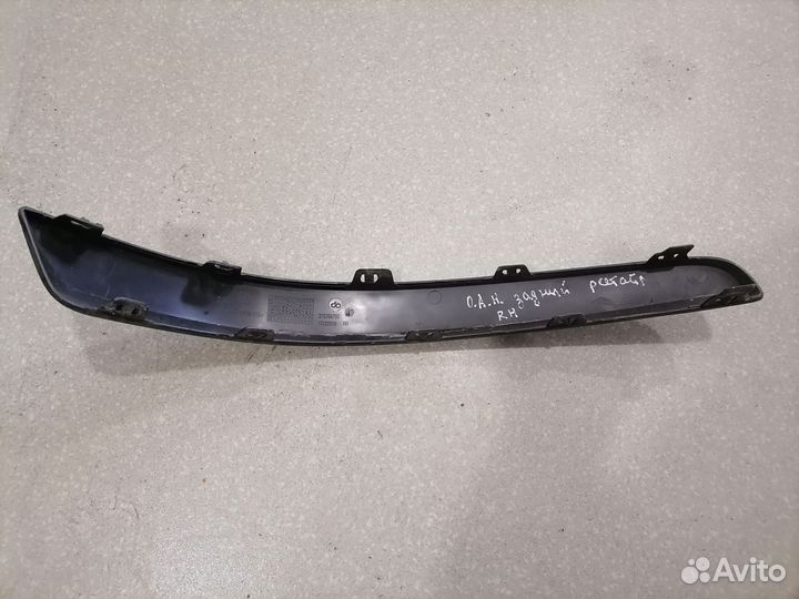 Молдинг правый заднего бампера Opel Astra H