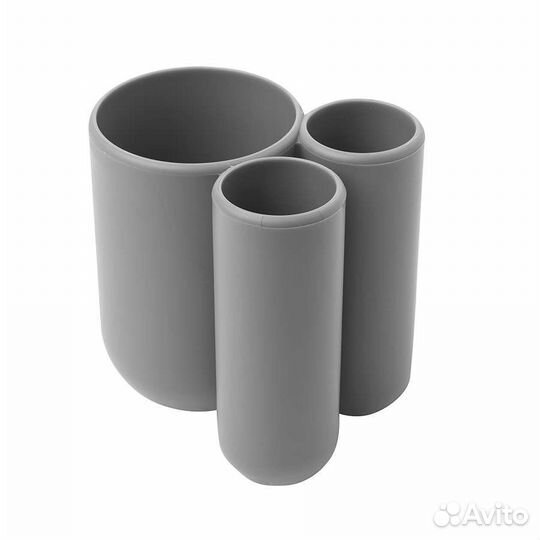 Стакан для зубных щеток Umbra Touch, серый