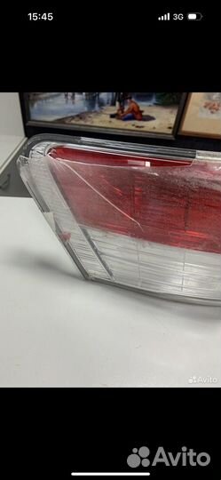 Задние фонари. Toyota avensis