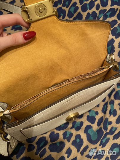 Сумка coach белая
