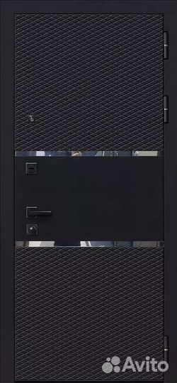 Дверь входная с зеркалом