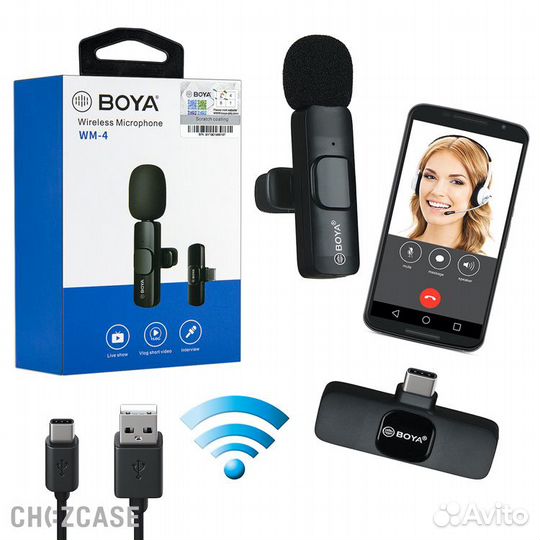 Петличный микрофон для смартфона