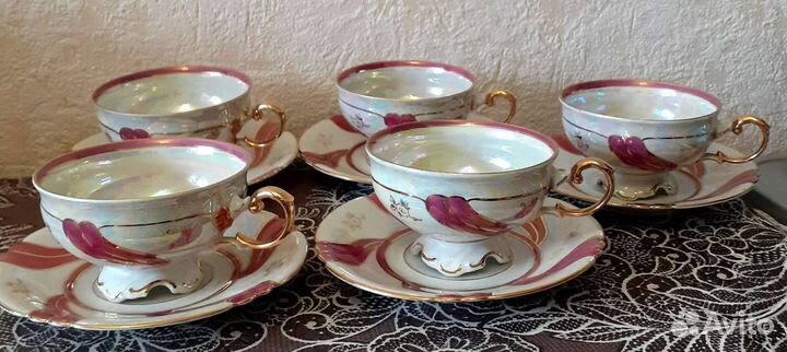 Чайная пары фарфор Германия(ГДР)