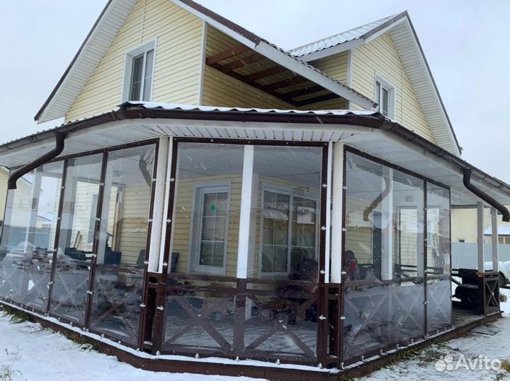 Мягкие окна для веранды / не желтеют