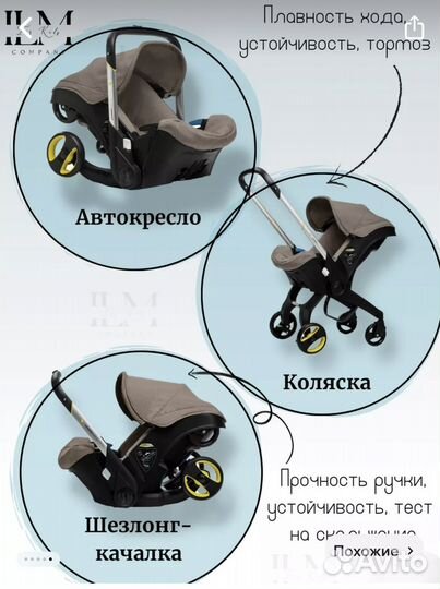 Коляска автолюлька