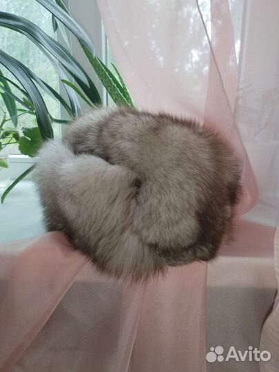 Шапка женская из песца