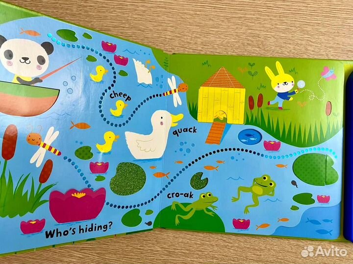 Музыкальная тактильная книга для малышей