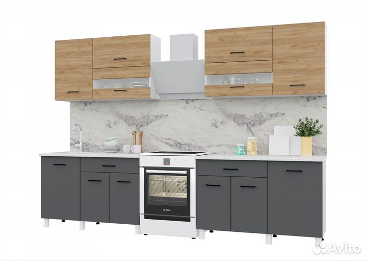 Готовая кухня Прованс 2,4м