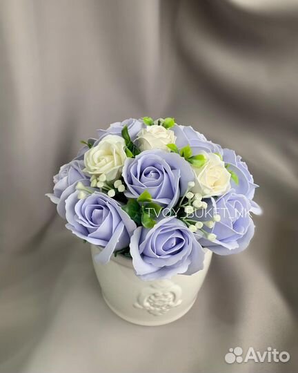 Цветы из мыла