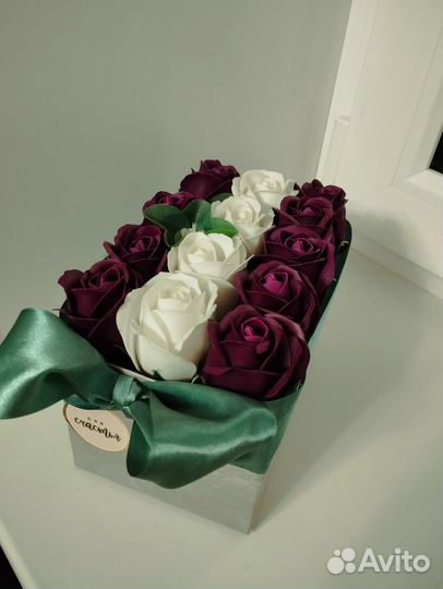 Мыльные розы букет