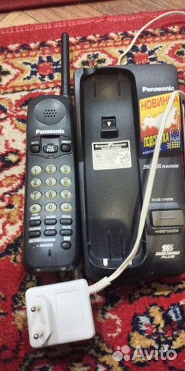 Телефон-трубка с базой panasonic KX-TC1205