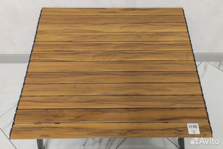 Стол туристический, под дерево, выдвижные ножки