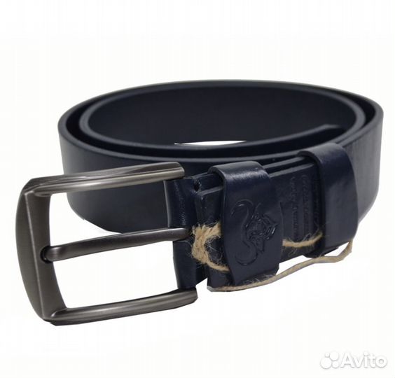Ремень мужской новый. Кожа буйвола
