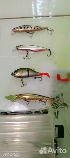 Воблеры с коробкой