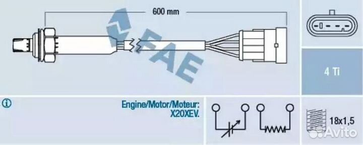 FAE 77183 Лямбда-зонд