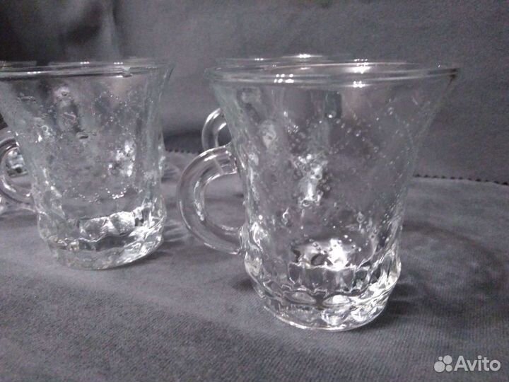 Прозрачные кофейные чашки