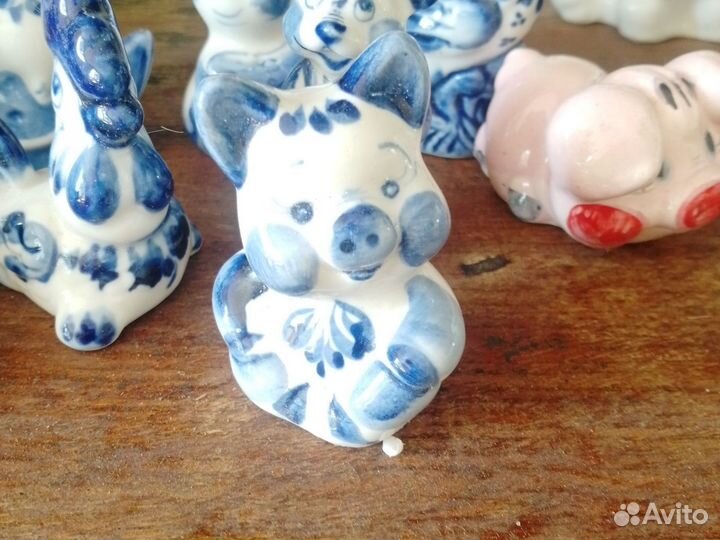 Фигурки гжель для Дмитрия