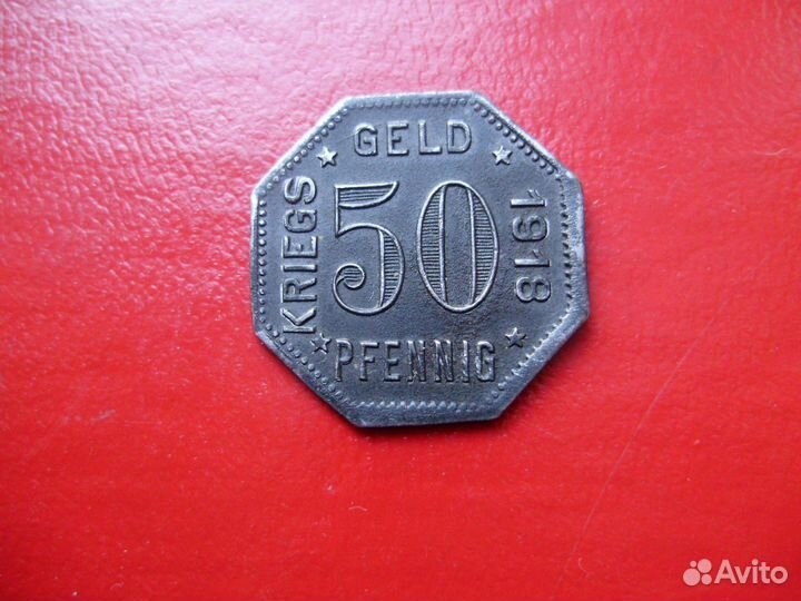 Германия. Нотгельд. 50 пфеннигов 1918 mengen
