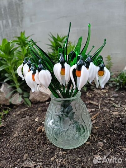 Цветы из стекла