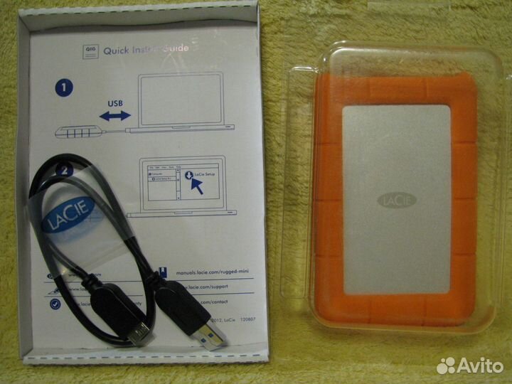 Lacie 500 Gb внешний HDD